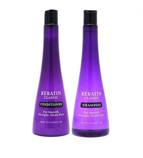 Keratin Classic Shampoo 400ml and Conditioner 400ml